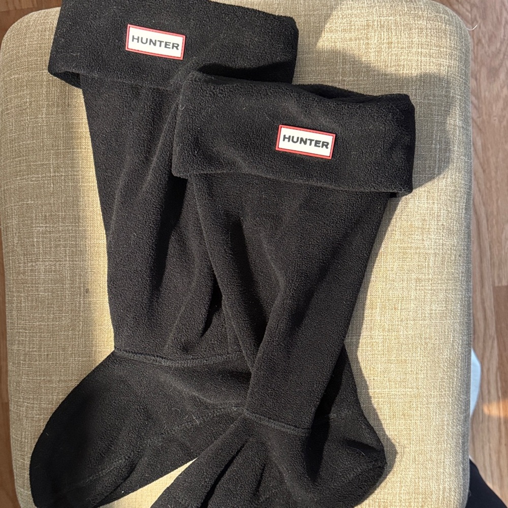 Hunter Black boot socks